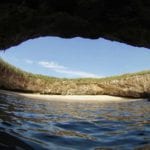Hidden Beach of Mexico in  Marieta Island