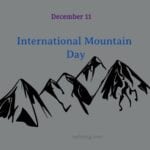 International Mountain Day 11th December 2023 Theme