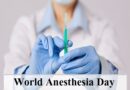 World Anaesthesia Day 16th October 2021