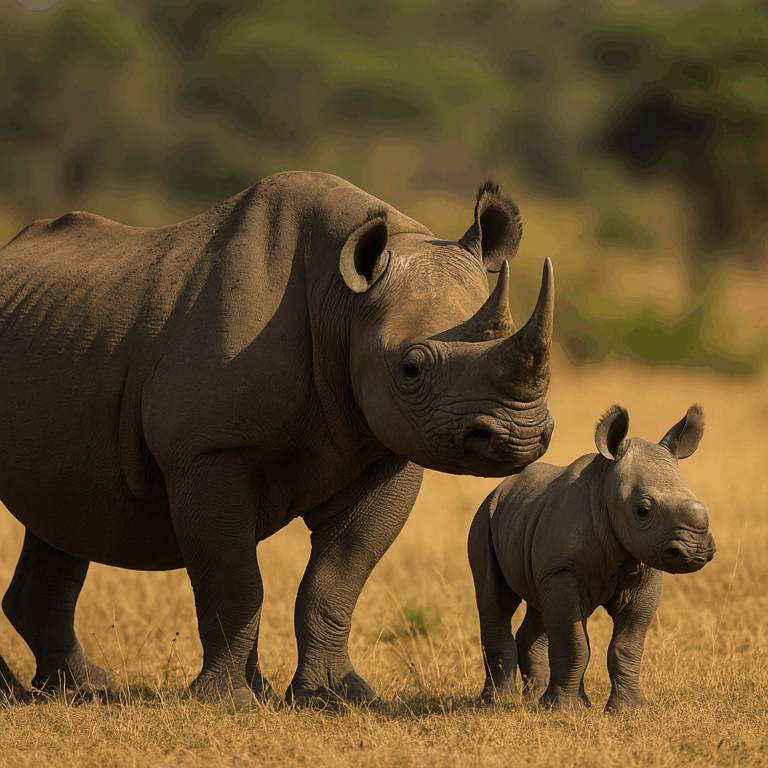 A New Heartbeat in the Wild: Rare Black Rhino Calf Born in Kenya