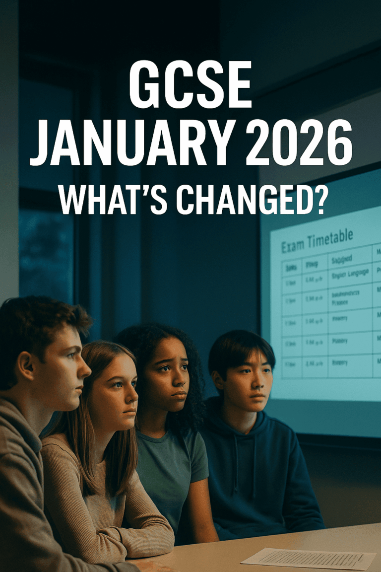GCSE January 2026 Updates: What Students Must Know
