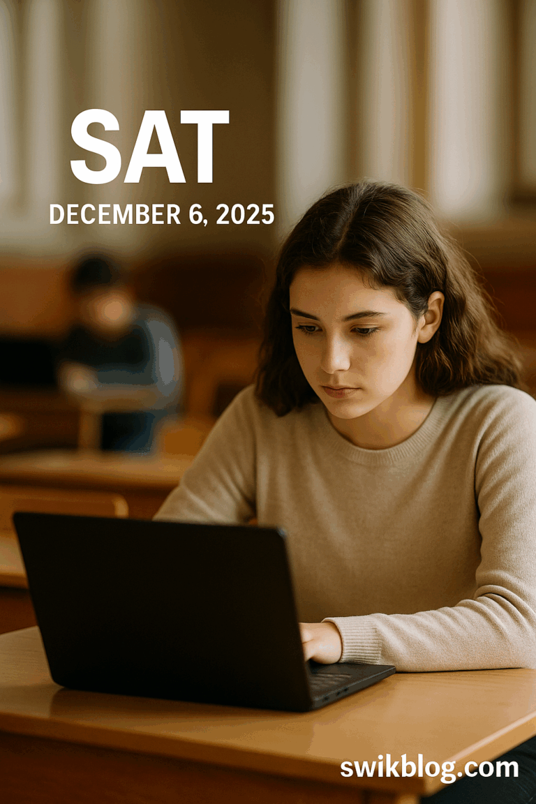 SAT December 2025: The Last Major Test Before College Deadlines — What Students & Parents Should Do Now