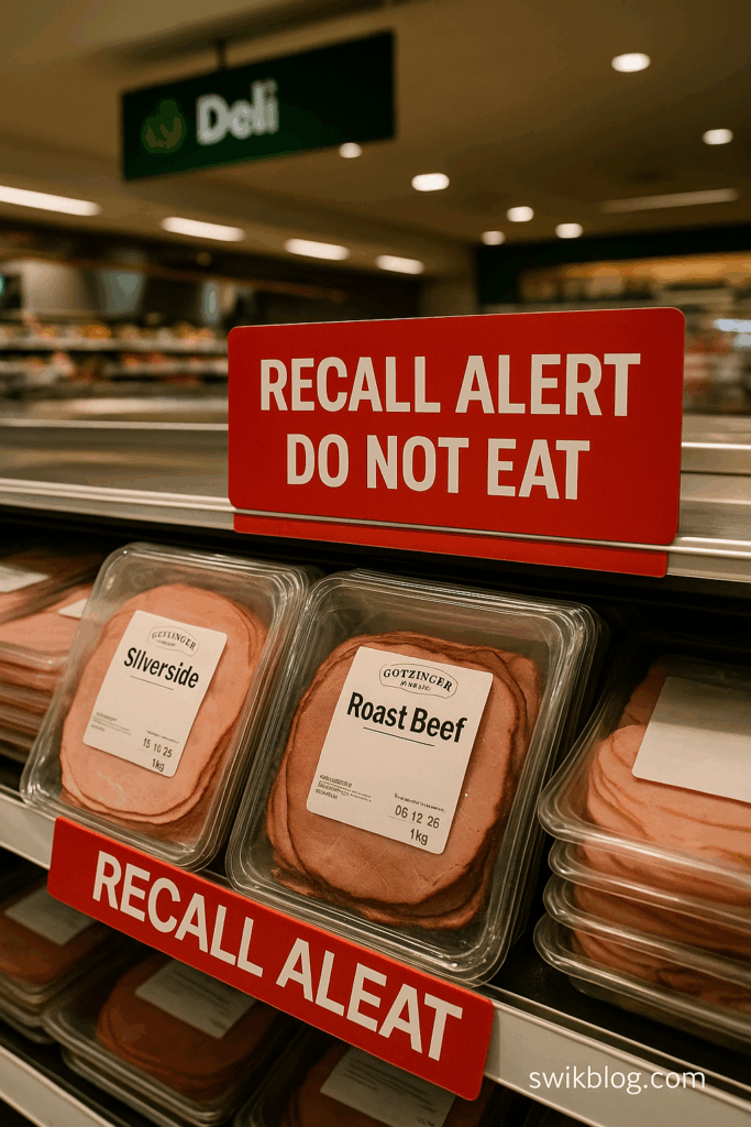 Woolworths Meat Recall 2025: Listeria Warning for Gotzinger Deli Meats in NSW & QLD