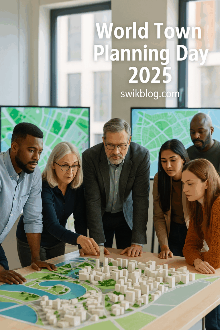 World Town Planning Day 2025 — “With Planning We Can!” Building Healthier, Smarter Cities for the Future