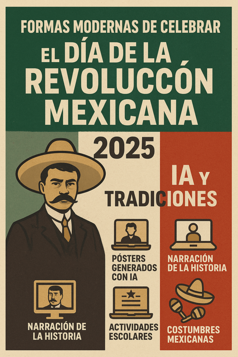 Formas modernas de celebrar el Día de la Revolución Mexicana 2025 con herramientas de IA y tradiciones auténticas