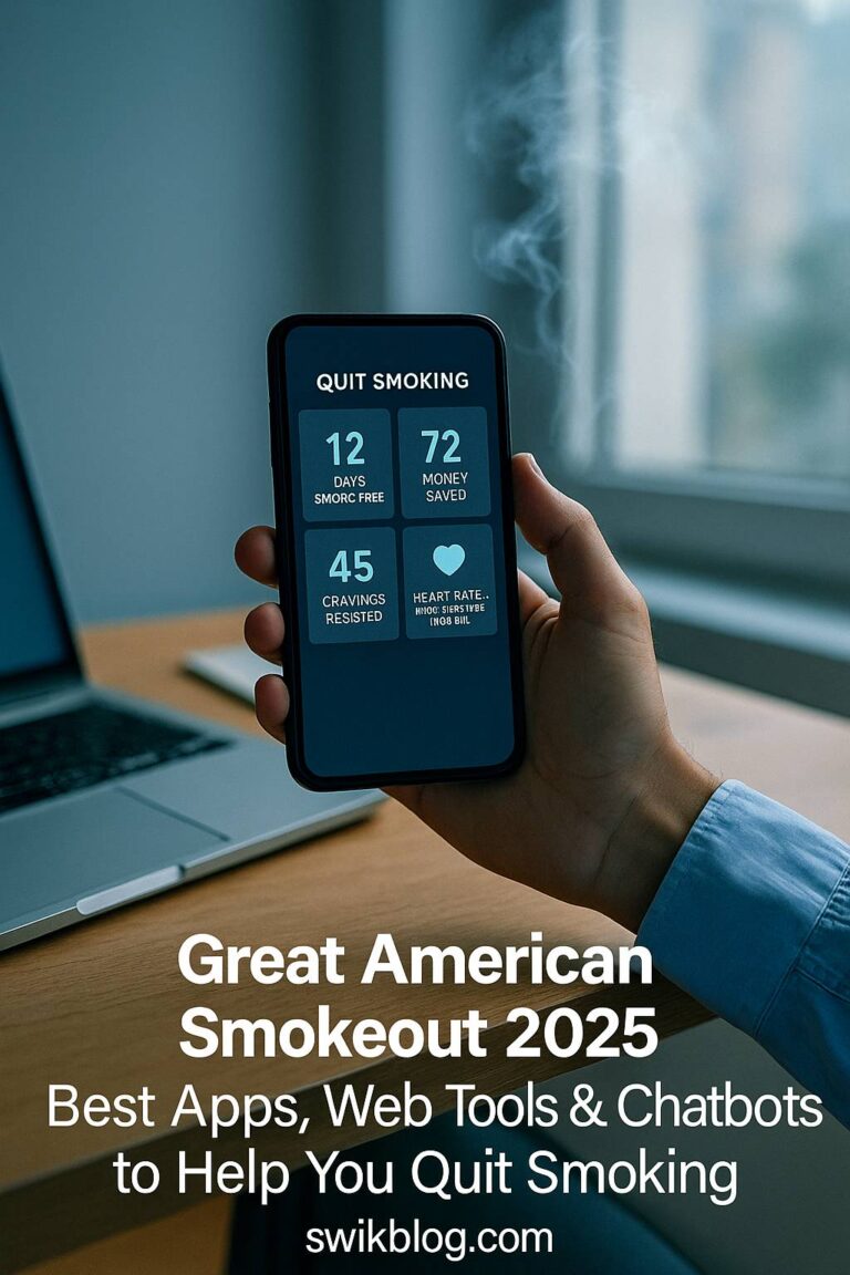 Great American Smokeout 2025: Best Apps, Web Tools & Chatbots to Help You Quit Smoking