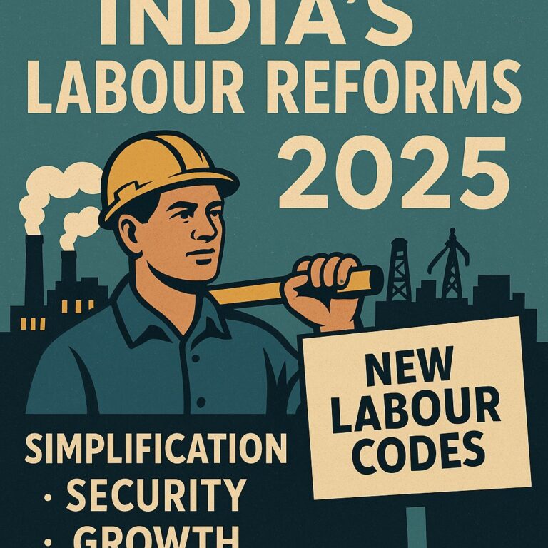 India’s New Labour Reforms 2025: What the New Codes Mean for Workers & Employers