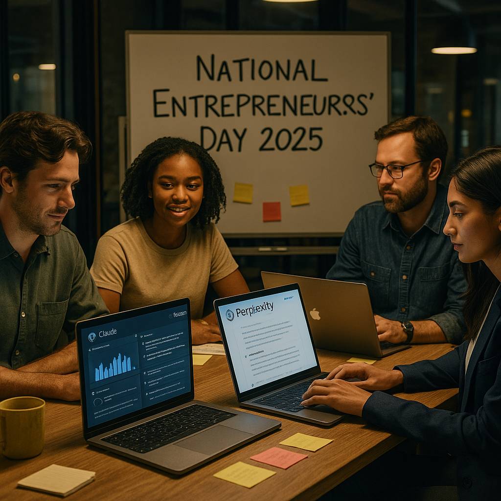 National Entrepreneurs’ Day 2025: 10 AI Tools Every Founder Must Use This Year