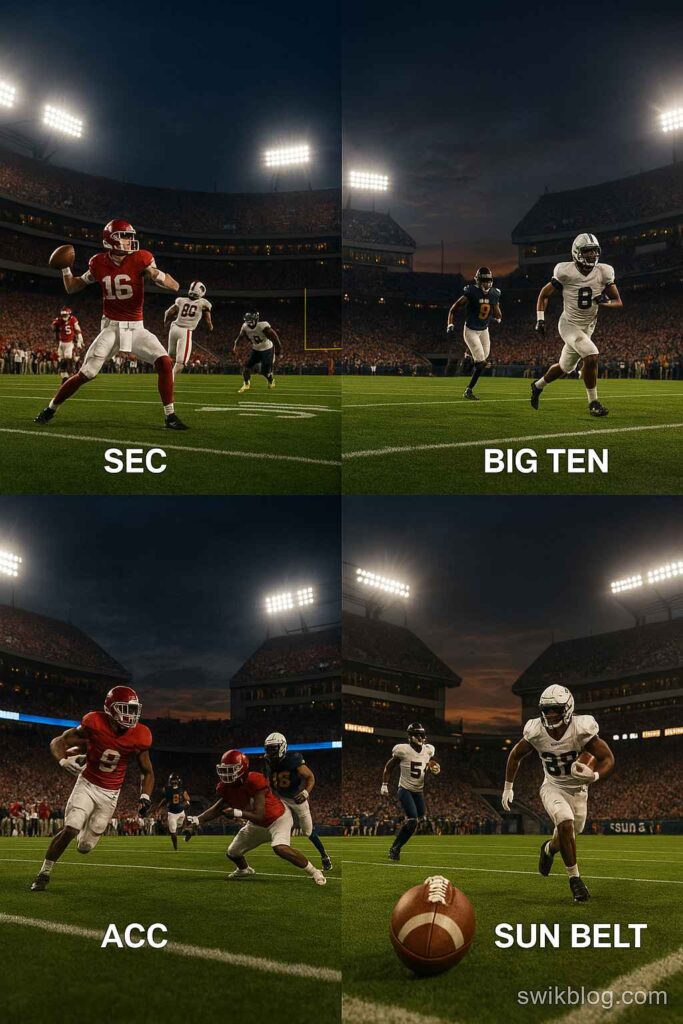 2025 SEC, Big Ten, ACC, Big 12 & Sun Belt Championships Compared — Buzz, Viewership & Stakes
