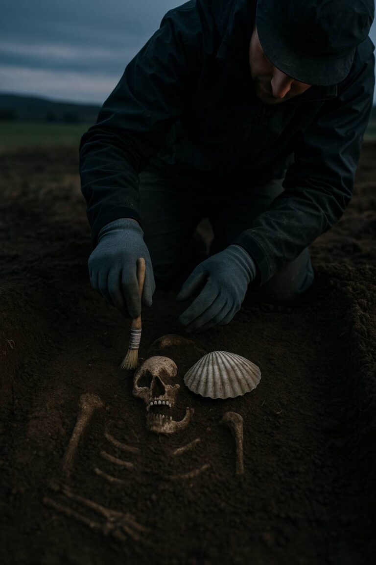 Viking woman buried with scallop shells in Norway leaves archaeologists puzzled