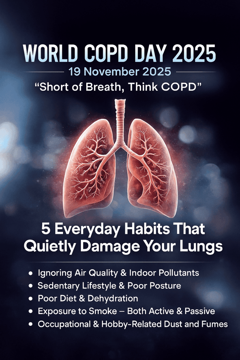 World COPD Day 2025: 5 Everyday Habits That Quietly Damage Your Lungs