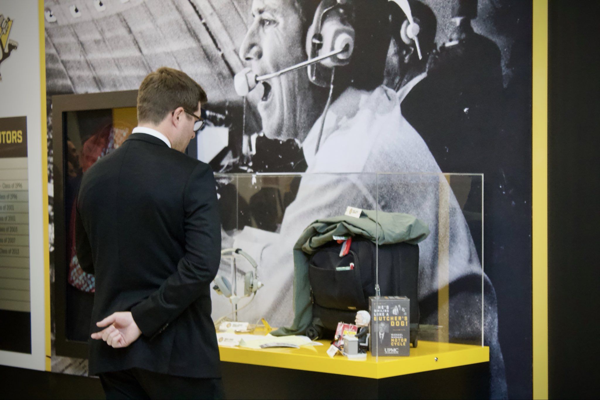 Kyle Dubas, Pittsburgh Penguins general manager, during an NHL media moment