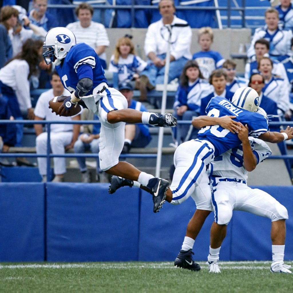Georgia Tech vs BYU Pop-Tarts Bowl prematch scene