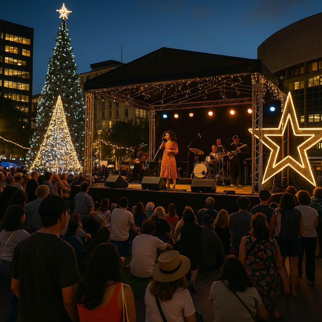 Lou’ana Live Tonight: Free Christmas Concert Lights Up Auckland’s Aotea Square