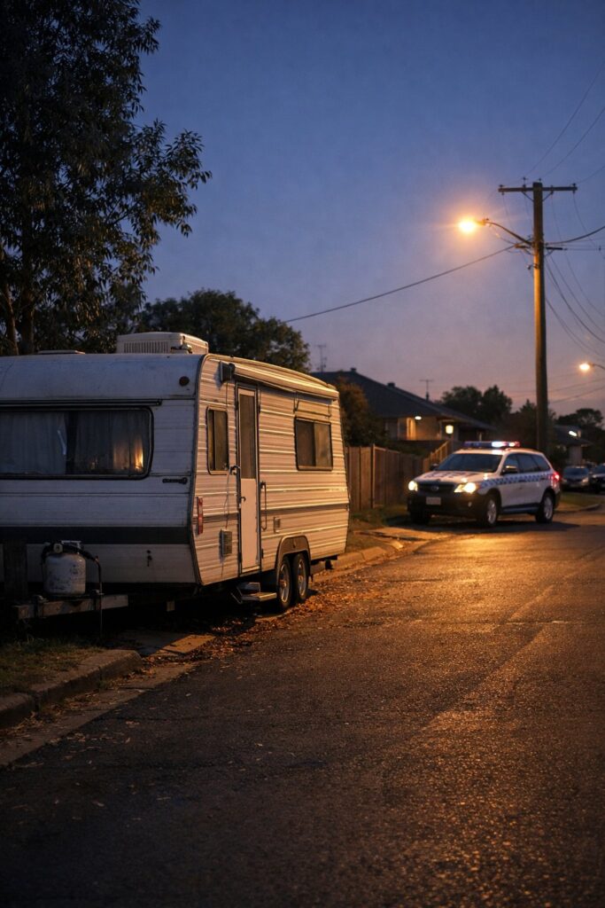 Housing Crisis Forces More Australians Into Caravans, Prompting Police Warnings