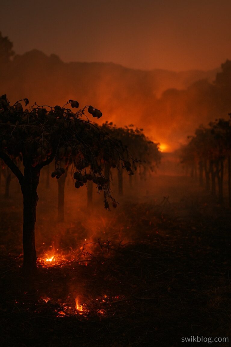 Coromandel Suspicious Orchard Fire Near Pauanui: Blaze Burns Through Kiwifruit Trees Overnight