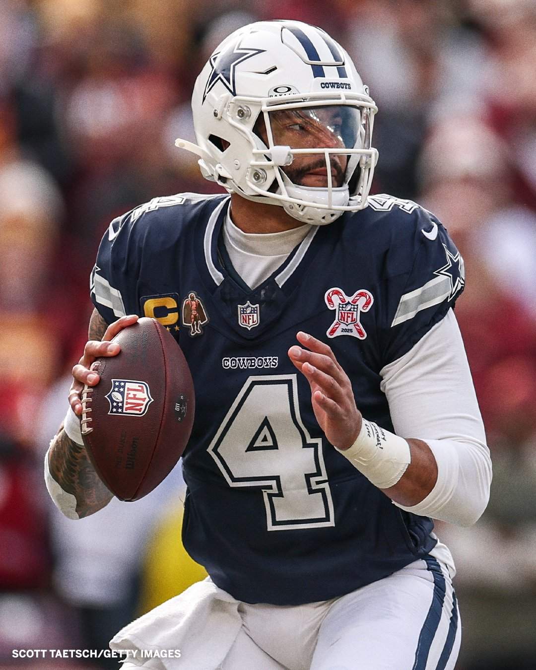 Dak Prescott in action for the Dallas Cowboys