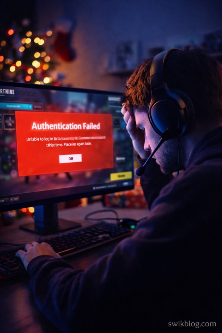 Fortnite Servers Down on Christmas Eve as Epic Games Battles Widespread Login Failures