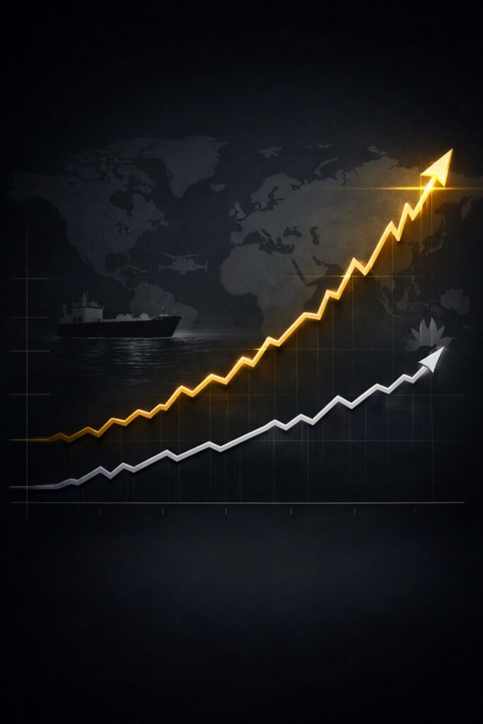 Gold Breaks $4,400, Silver Nears $70 as Global Tensions Push Precious Metals to New Records