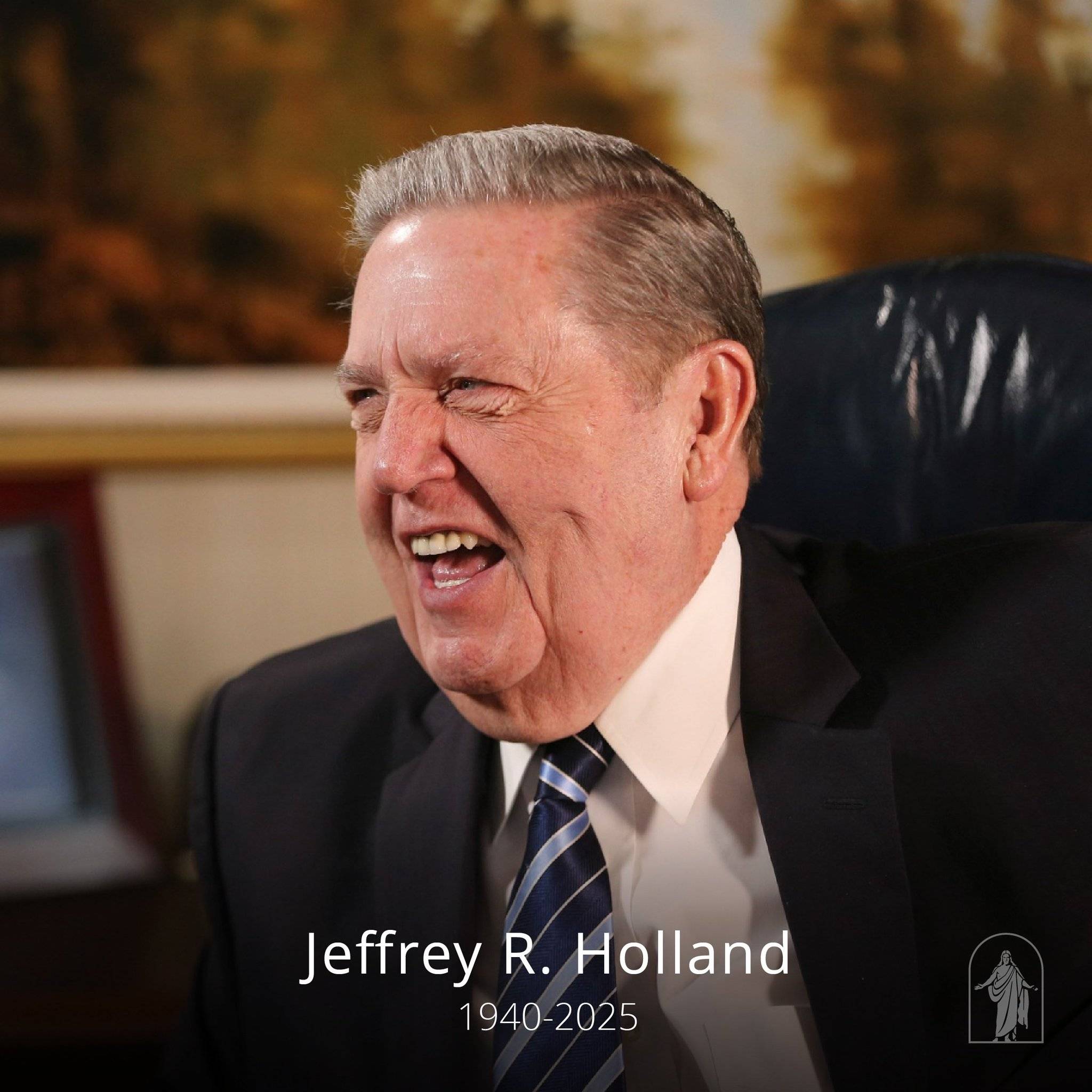 Jeffrey R. Holland, former church leader, pictured during a public address