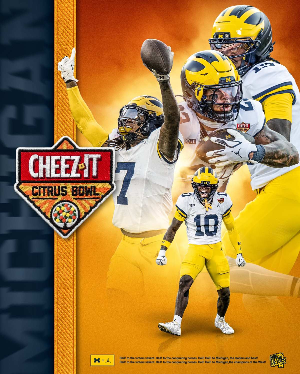 Cheez-It Citrus Bowl graphic ahead of Michigan vs Texas