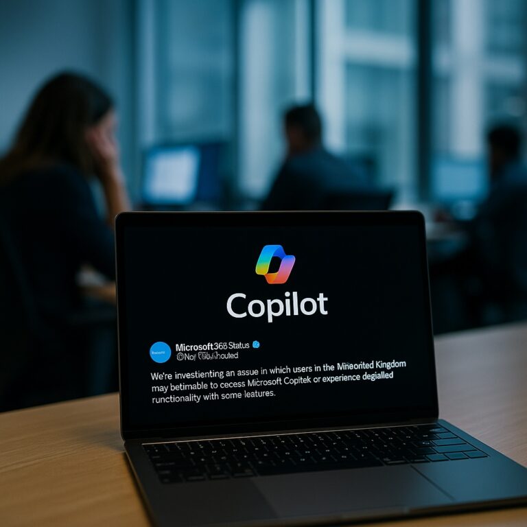 Microsoft Copilot Outage in the UK: Users Report Access Failures and Broken Features