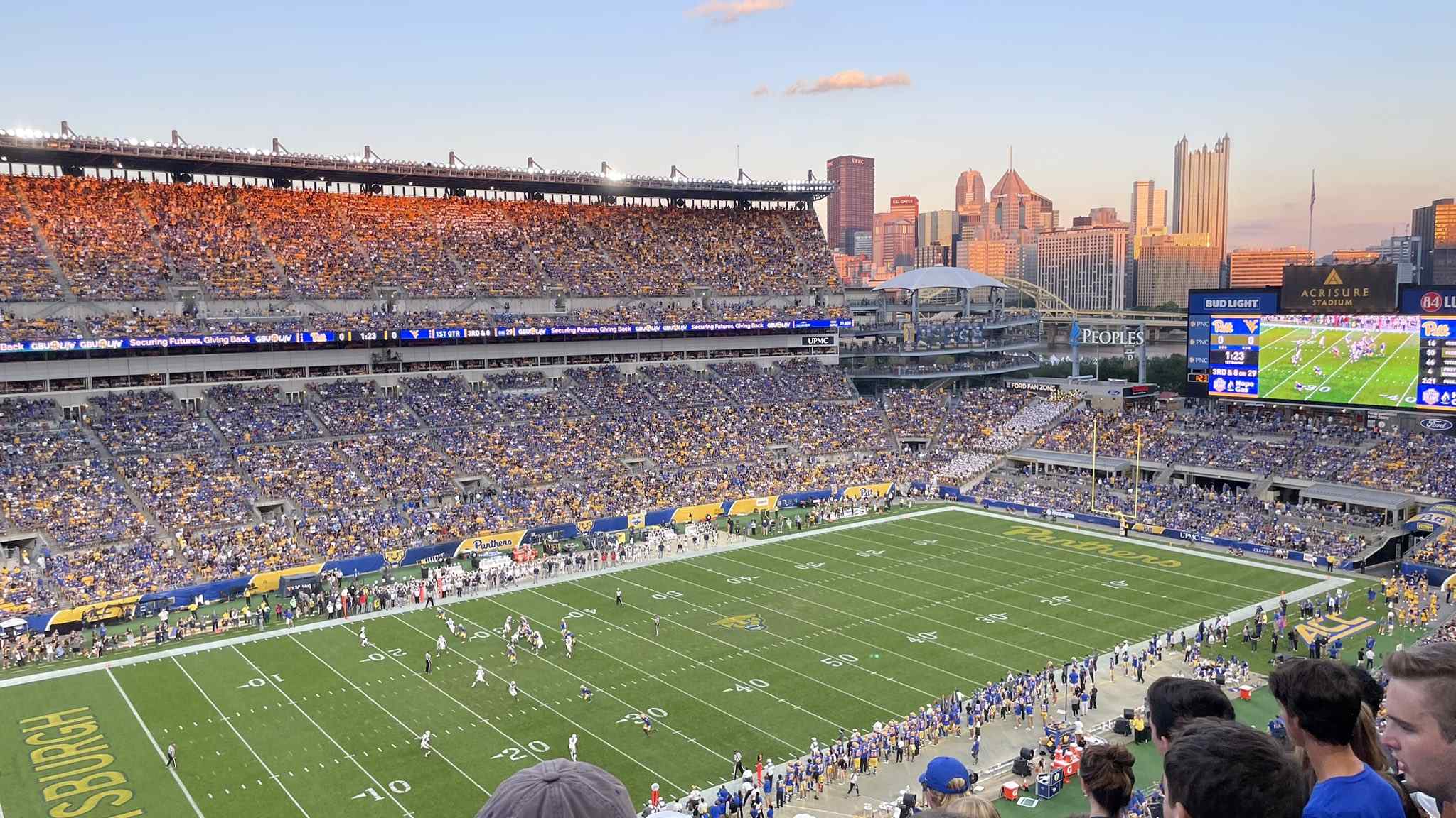 Navy-Marine Corps Memorial Stadium during college football game