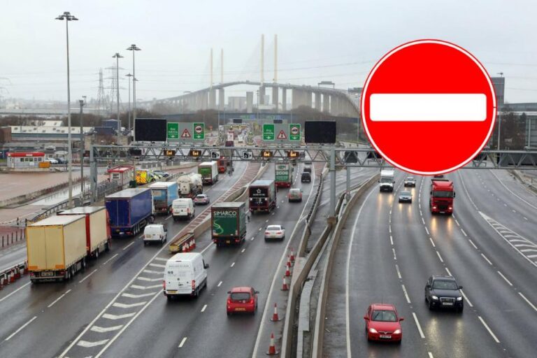 M25 Chaos LIVE: Dartford Tunnel CLOSED All Day After Lorry Crash