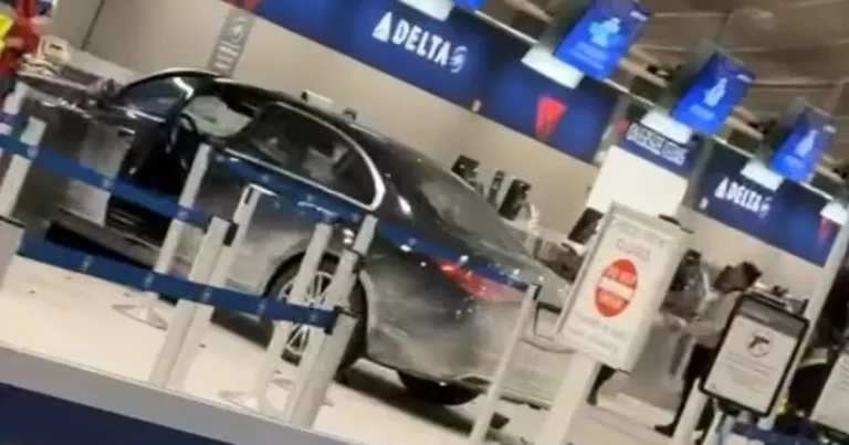 Car Crashes Into Delta Check-In at Detroit Metro Airport, McNamara Terminal Disrupted