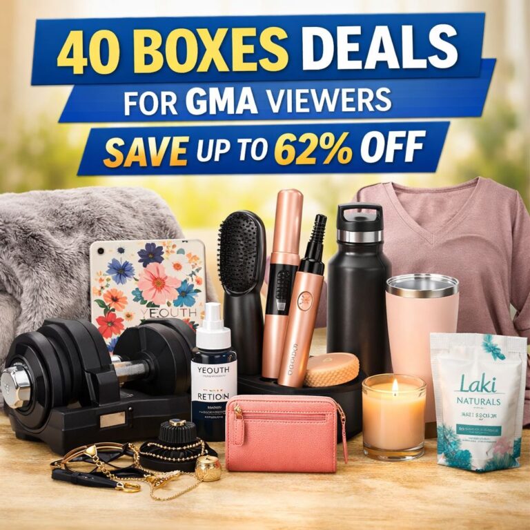 40 Boxes Deals for GMA Viewers: Save Up to 62% on Beauty, Wellness & Home Finds