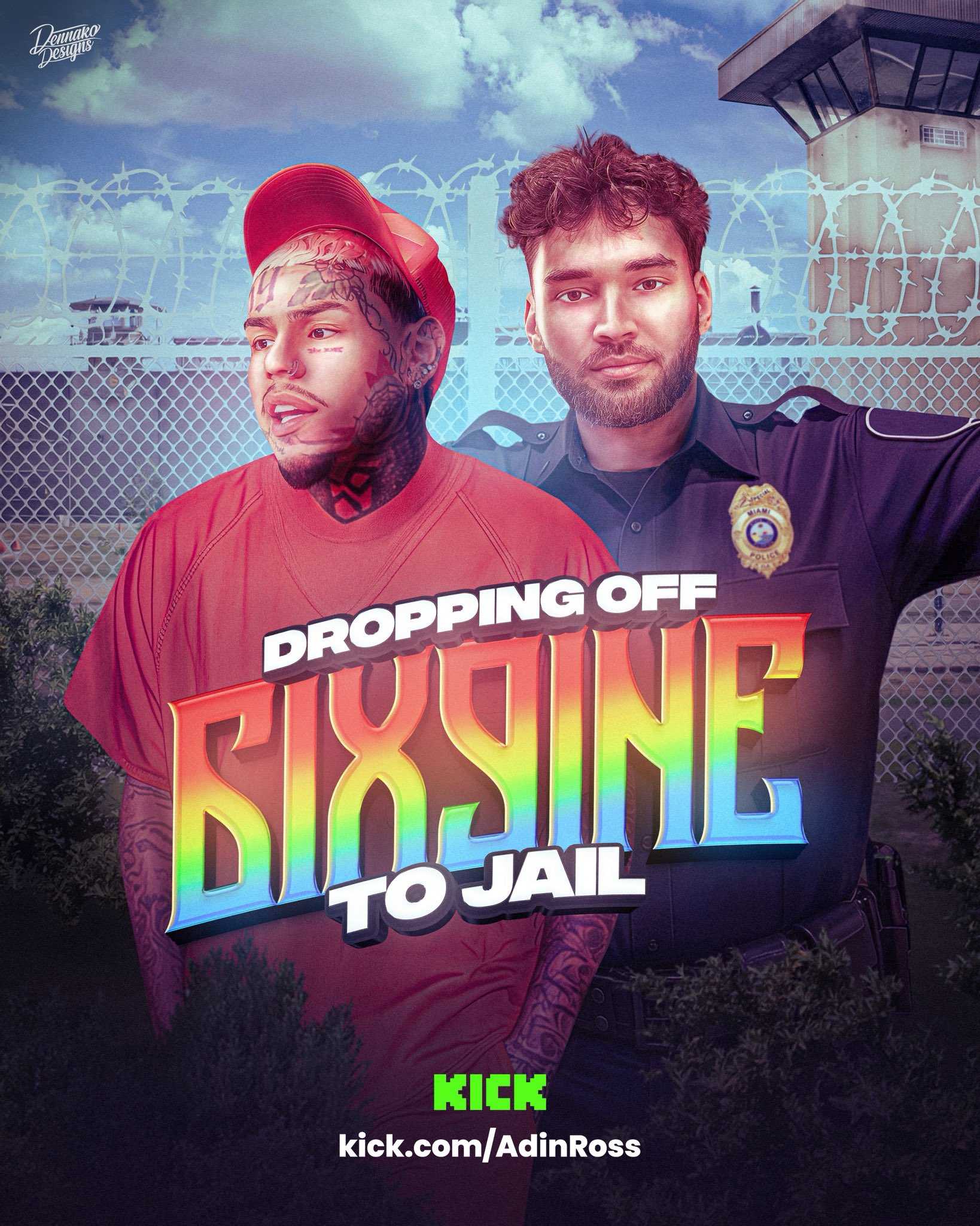 6ix9ine walks into prison after livestreamed surrender as fans watch in real time