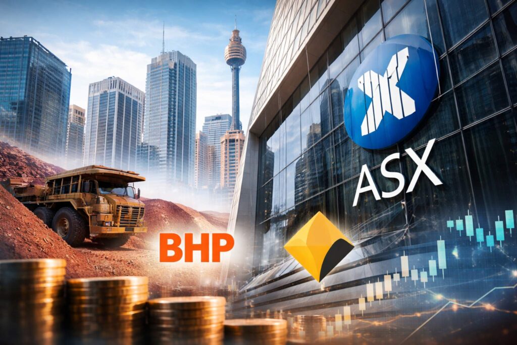 BHP Overtakes CBA in ASX Market Cap Rankings to Become Australia’s Biggest Company