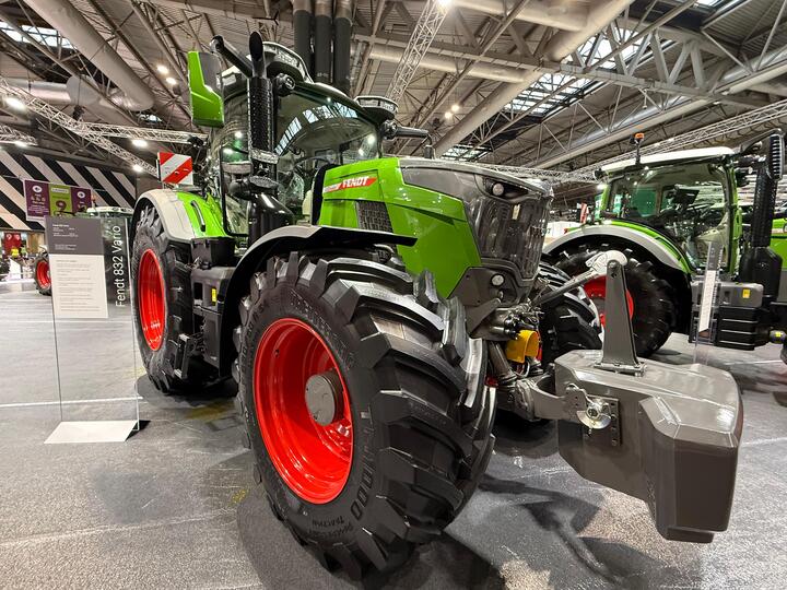 Fendt 800 Vario tractor showcased at LAMMA 2026 in the UK