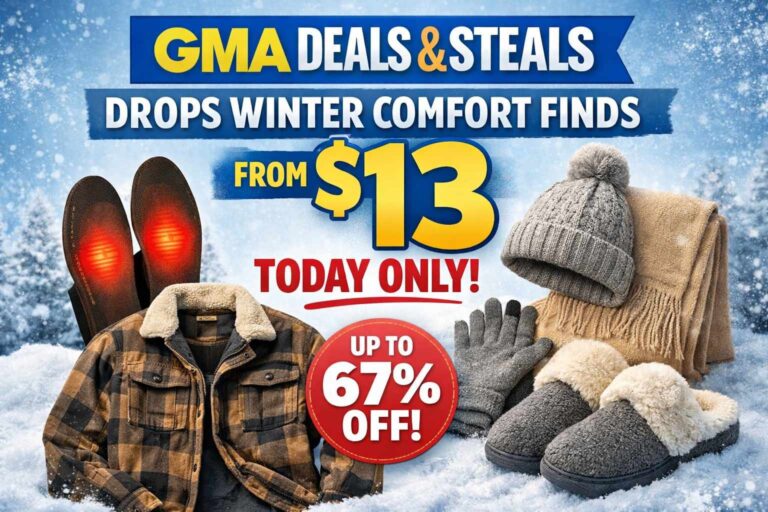 GMA Deals & Steals Drops Winter Comfort Finds From $13 — Today Only