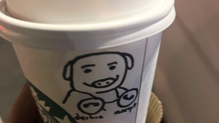 Starbucks Employee Fired After Pig Drawing Appears on LA County Deputy’s Coffee Cup