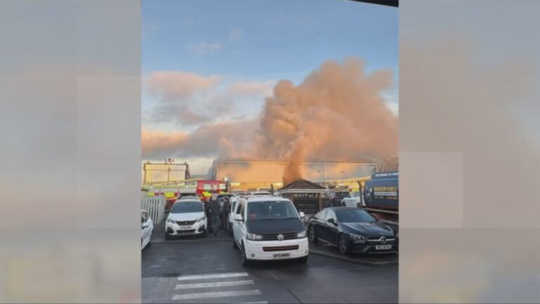 Major Fire Breaks Out at Bangor Industrial Estate as Emergency Crews Urge Public to Avoid Balloo Way