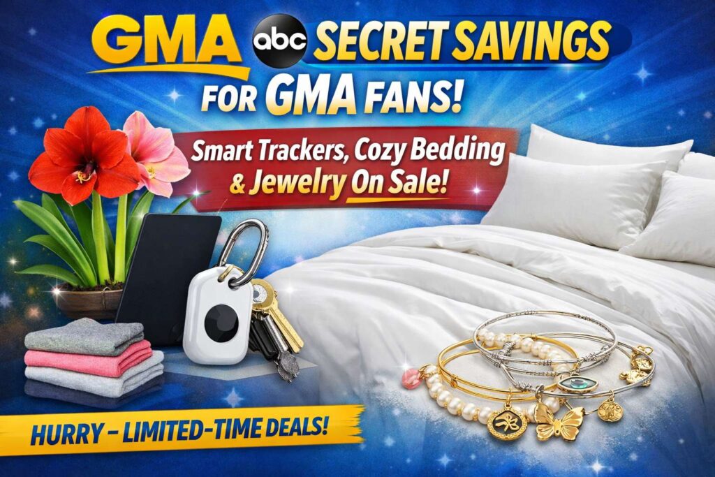 ABC Secret Savings for GMA Fans: Smart Trackers, Cozy Bedding and Jewelry on Sale