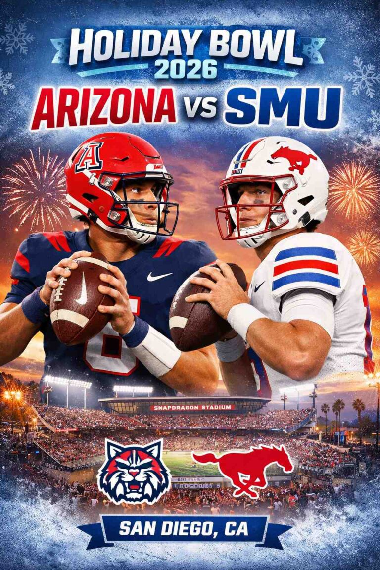 Arizona vs SMU Holiday Bowl: Odds, Prediction, Key Matchups and Everything to Know