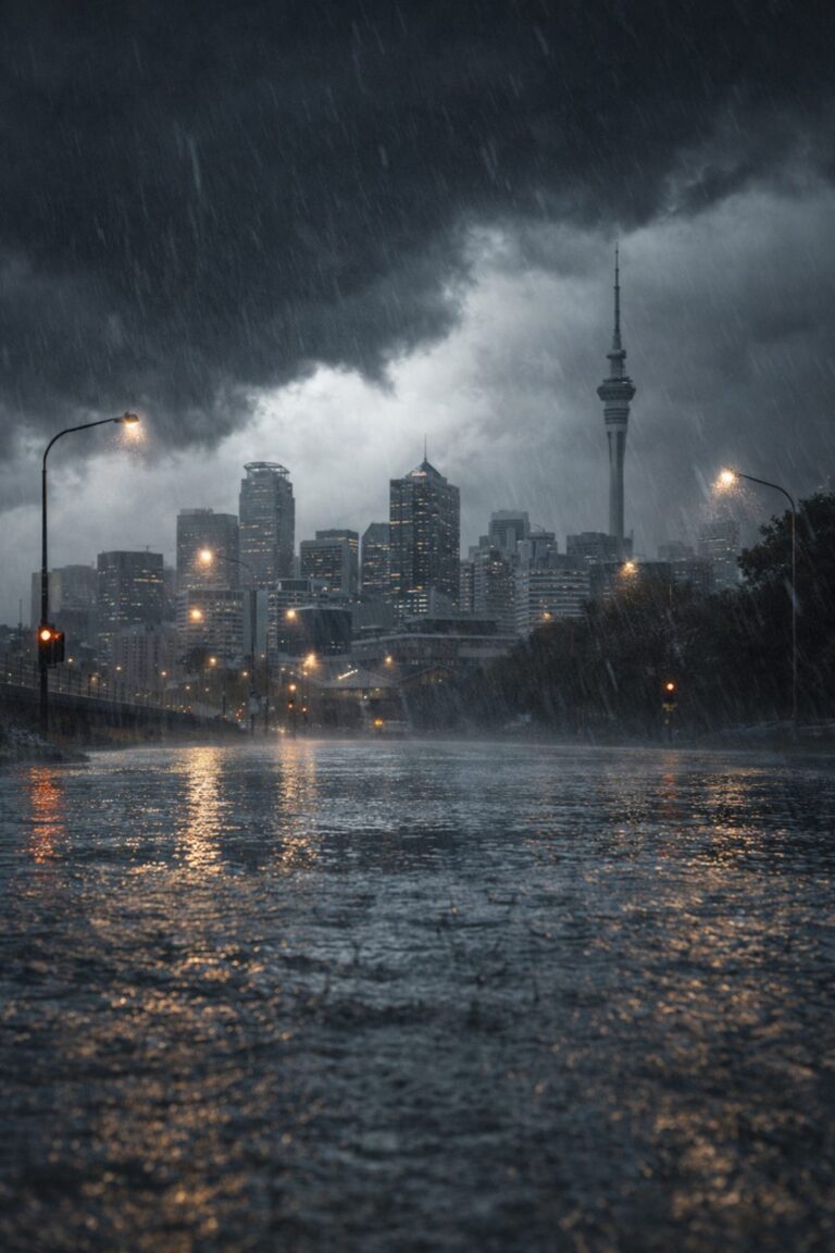Severe Storms Slam Auckland as 150mm Rain Warning Issued for North Island