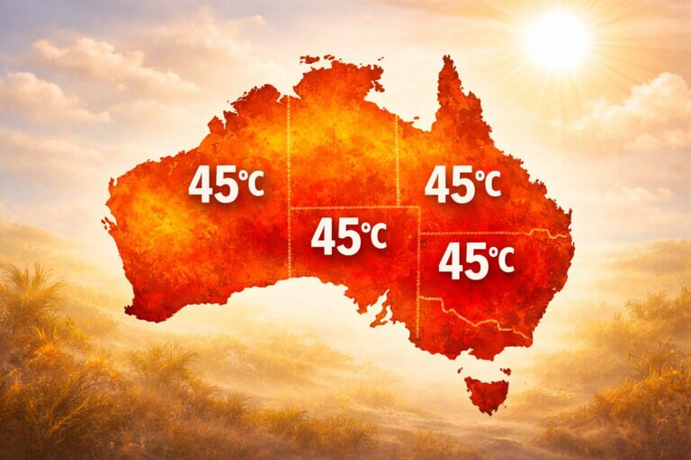 Australia Heatwave: 45°C Forecast for Four States Next Week