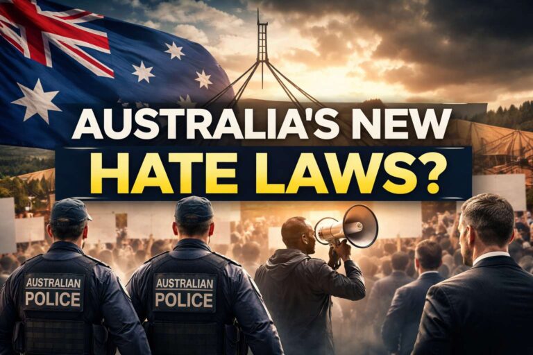 New Hate Laws Are Now Law in Australia. What Can You Be Arrested or Banned For?
