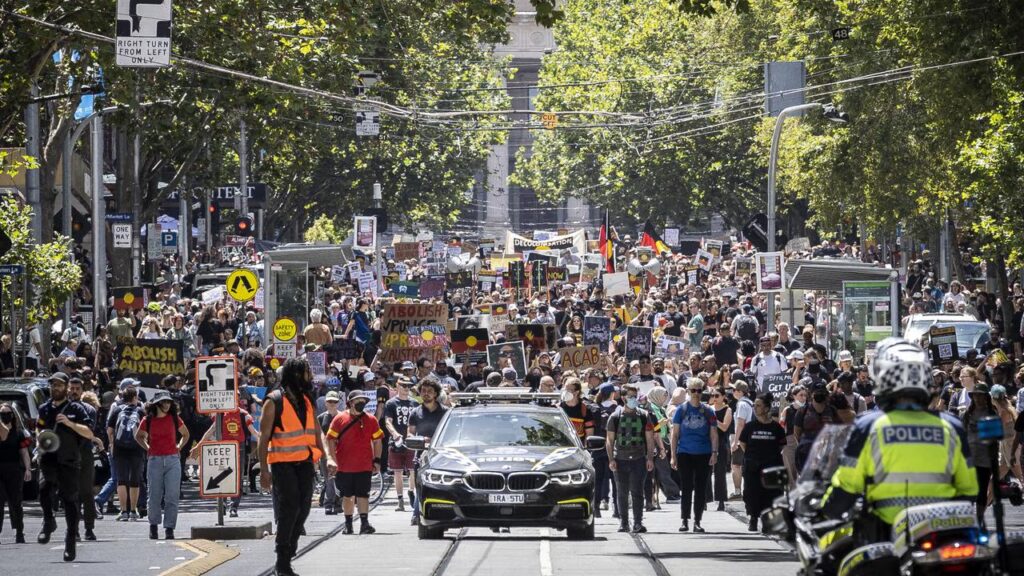 Melbourne Australia Day Protests 2026: What’s Happening Outside Parliament Today