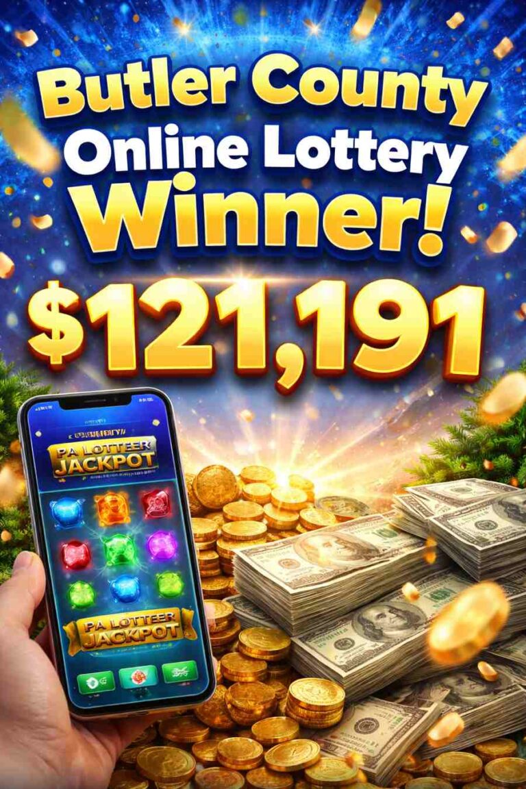 Butler County player lands a $121,191 online lottery win — and how PA’s Premier Jackpot works