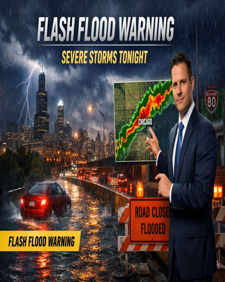 Flash Flood Warning Issued as Strong Storms Sweep Across Chicago Area Thursday Night