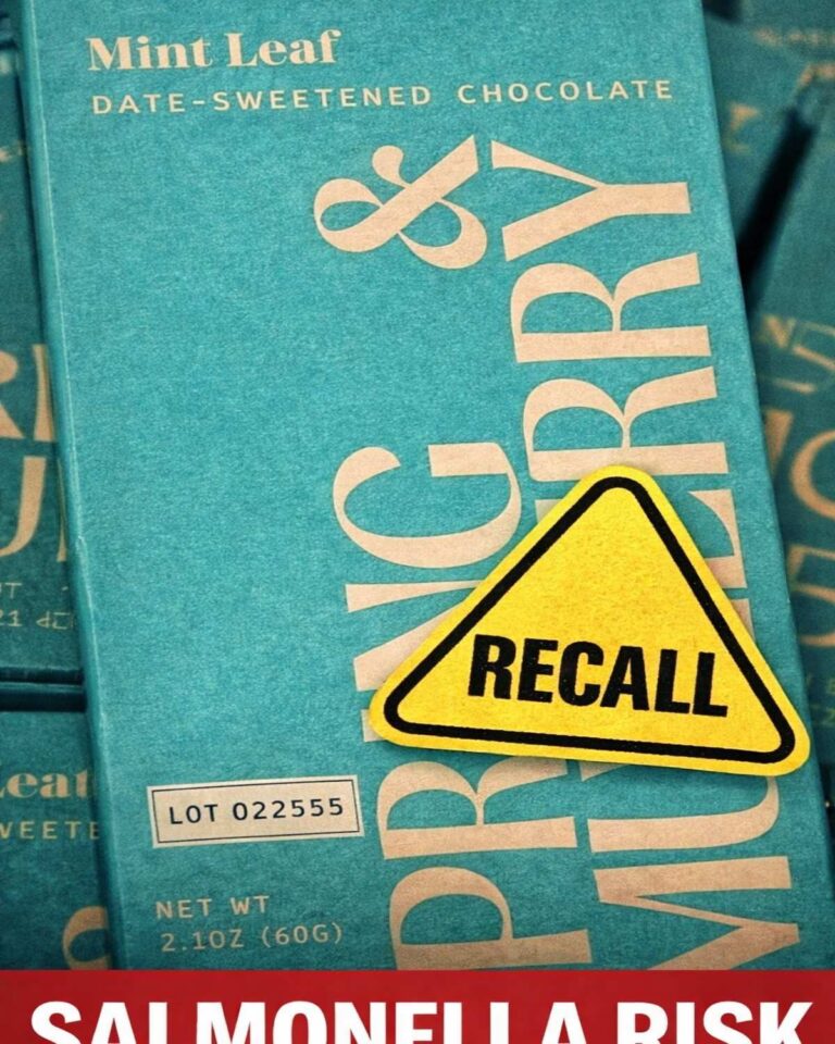 Chocolate Bars Recalled Nationwide Over Salmonella Risk — Check This Lot Code Now