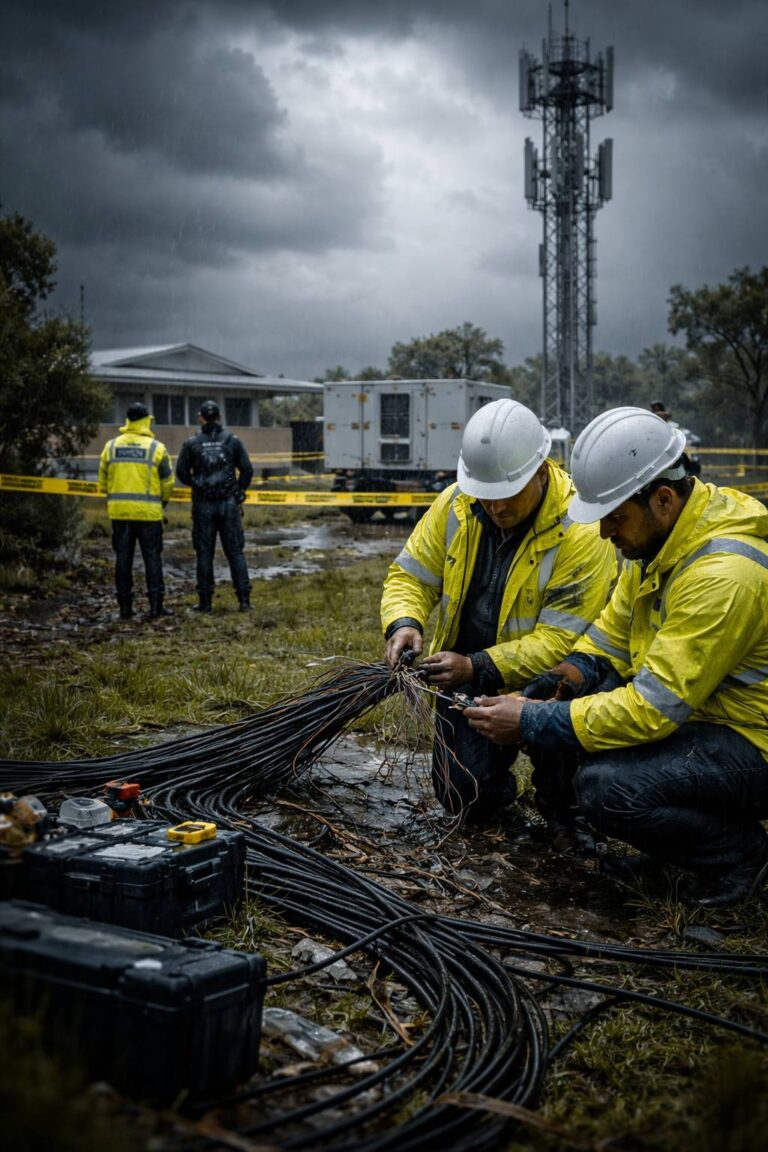 ‘Low Act’: Suspected Copper Theft Knocks Out Phones in Cyclone Warning Zone