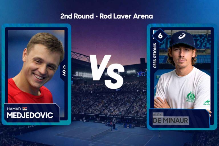 How to Watch Alex de Minaur vs Hamad Medjedovic: TV Channel, Live Stream and Match Time for Australian Open Second Round