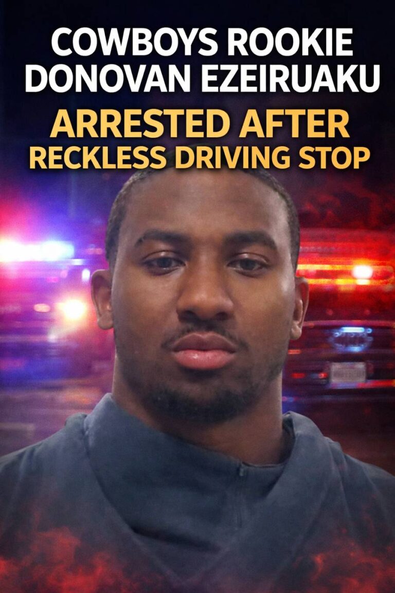 Cowboys Rookie Donovan Ezeiruaku Arrested After Late-Night Reckless Driving Stop in Texas