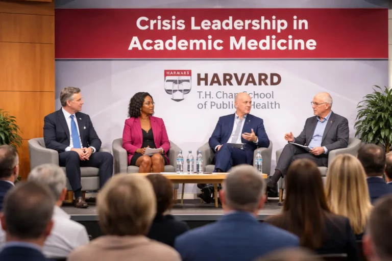 Harvard Chan Hosts Crisis Leadership Discussion in Academic Medicine (Jan 21)