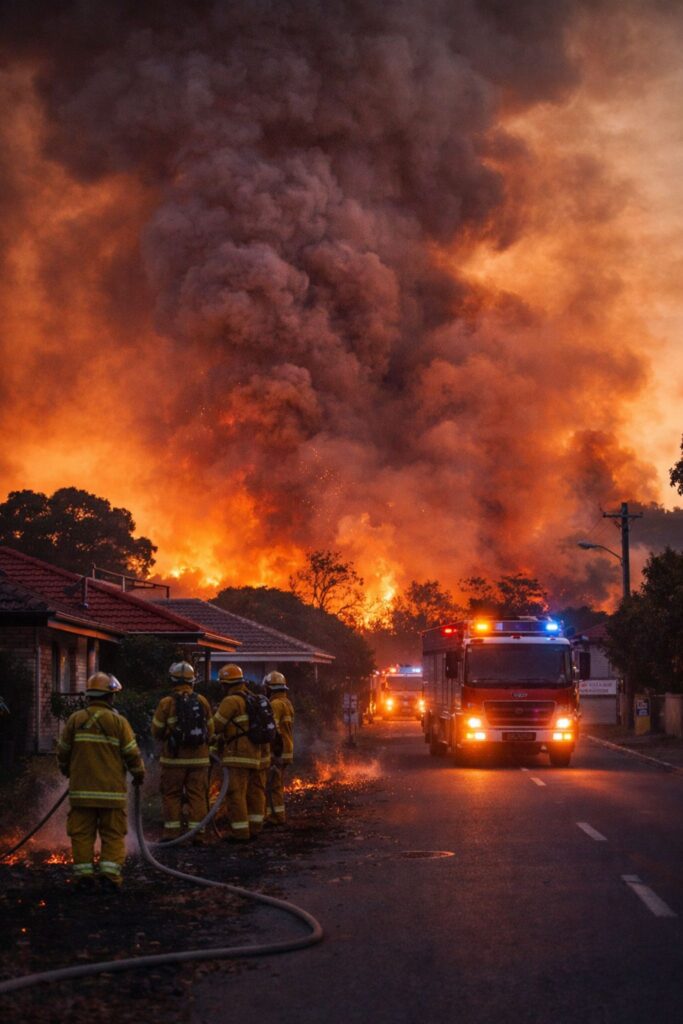 High Wycombe Bushfire: ‘Too Late to Leave’ Emergency Warning Issued Near Perth